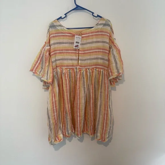 Free People Multicolor Striped Tunic - Picture 2 of 5